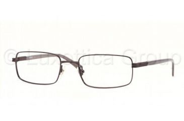 Image of Sferoflex SF 2176 Eyeglasses Styles - Dark Brown Frame w/Non-Rx 52 mm Diameter Lenses, 352-5219