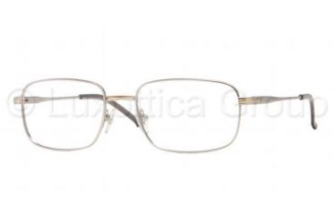 Image of Sferoflex Eyeglasses SF2197 with No-Line Progressive Rx Prescription Lenses, Select Frame Color / Lens Diameter Matte Silver+part. Gold Frame / 54 mm Prescription Lenses
