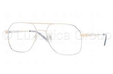 Image of Sferoflex SF2220 Bifocal Eyeglasses - Silver-Gold Demo Lens Frame / 54 mm Prescription Lenses, 131-5416