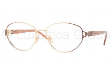 Image of Sferoflex SF2546B Progressive Eyeglasses - Gold Gradient Brown Demo Lens Frame / 54 mm Prescription Lenses, 444-5416