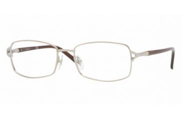 Image of Sferoflex Eyeglasses SF2551B with No-Line Progressive Rx Prescription Lenses, Select Frame Color / Lens Diameter Gold White Frame / 51 mm Prescription Lenses