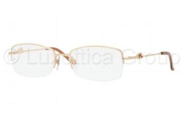 Image of Sferoflex Eyeglasses SF2553 with No-Line Progressive Rx Prescription Lenses, Select Frame Color / Lens Diameter Gold Frame / 51 mm Prescription Lenses