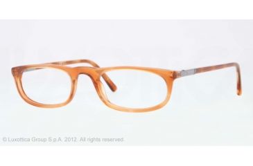 Image of Sferoflex SF1137 Eyeglass Frames C564-50 - Honey Havana Frame, Demo Lens Lenses