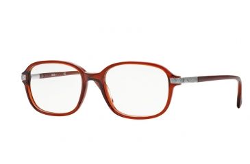 Image of Sferoflex SF1141 Progressive Prescription Eyeglasses C563-52 - Trasparent Brown Frame