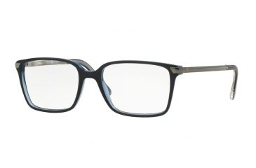 Image of Sferoflex SF1143 Eyeglass Frames C584-53 - Top Blue On Opal Frame