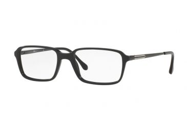 Image of Sferoflex SF1144 Single Vision Prescription Eyeglasses C367-53 - Black Frame