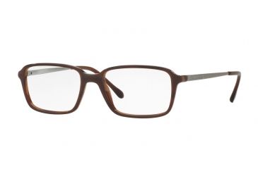 Image of Sferoflex SF1144 Single Vision Prescription Eyeglasses C595-53 - Marble Brown Frame