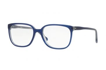 Image of Sferoflex SF1145 Eyeglass Frames C611-53 - Opal Dark Blue Frame