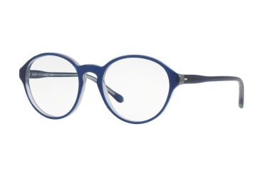 Image of Sferoflex SF1146 Progressive Prescription Eyeglasses C611-51 - Opal Dark Blue Frame