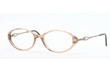 Image of Sferoflex Eyeglasses SF1506B with No-Line Progressive Rx Prescription Lenses, Select Frame Color / Lens Diameter Camel Frame / 51 mm Prescription Lenses