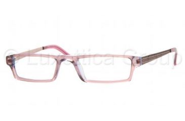 Image of Sferoflex SF1527 SV Prescription Eyeglasses - Top Orange On Violet A Demo Lens Frame w/ 50 mm Diameter Lenses, C363-5018