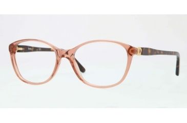 Image of Sferoflex SF1548 Progressive Prescription Eyeglasses C528-52 - Trasparent Brown Frame, Demo Lens Lenses