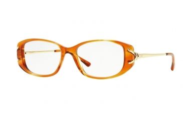 Image of Sferoflex SF1551 Eyeglass Frames C576-52 - Honey Havana Frame