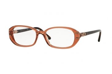 Image of Sferoflex SF1552B Single Vision Prescription Eyeglasses C528-52 - Trasparent Brown Frame