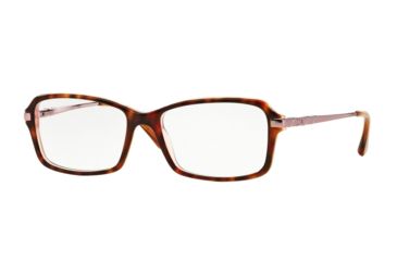 Image of Sferoflex SF1555 Bifocal Prescription Eyeglasses C587-50 - Blonde Havana On Pink Frame