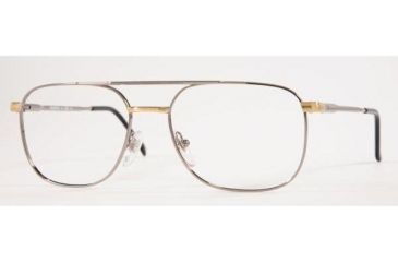 Image of Sferoflex SF2043U SV Prescription Eyeglasses Silver-Gold Frame / 54 mm Prescription Lenses, 131-5417