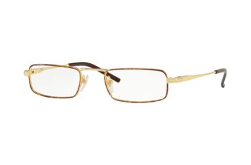 Image of Sferoflex SF2201 Progressive Prescription Eyeglasses, 50mm, Gold/Tabacco, SF2201-S710-50-PRO