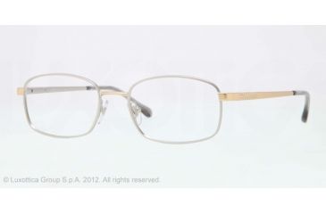 Image of Sferoflex SF2250 Eyeglass Frames 131S-52 - Matte Silver &amp; Part.Gold Frame