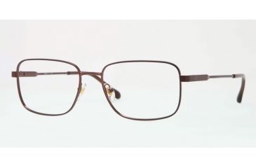 Image of Sferoflex SF2257 Progressive Prescription Eyeglasses 355-53 - Matte - Dark Brown Frame, Demo Lens Lenses