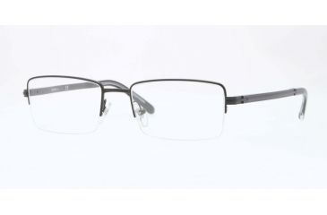 Image of Sferoflex SF2261 Single Vision Prescription Eyeglasses 136-52 - Matte Black Frame