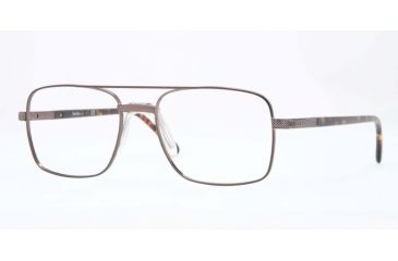 Image of Sferoflex SF2263 Progressive Prescription Eyeglasses 441-54 - Black Cocoa Frame