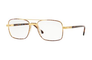 Image of Sferoflex SF2263 Progressive Prescription Eyeglasses, 54mm, Gold/Tabacco, SF2263-S706-54-PRO