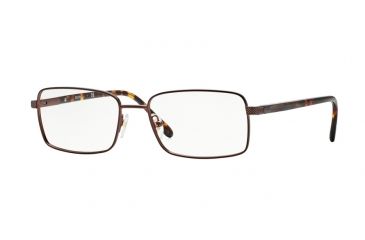 Image of Sferoflex SF2265 Eyeglass Frames 355-53 - Matte - Dark Brown Frame