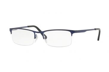 Image of Sferoflex SF2276 Progressive Prescription Eyeglasses 473S-52 - Matte Dark Blue Frame