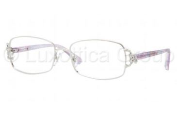 Image of Sferoflex SF2569B Single Vision Prescription Eyeglasses 466-5216 - Palladium Frame, Demo Lens Lenses