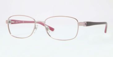 Image of Sferoflex SF2570 Eyeglass Frames 490-52 - Shiny Pink Frame, Demo Lens Lenses