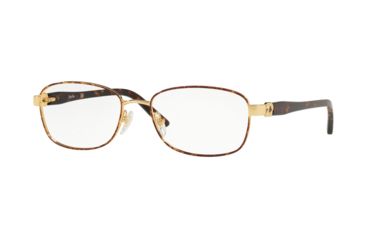 Image of Sferoflex SF2570 Eyeglass Frames S706-52 - Gold/Tabacco Frame