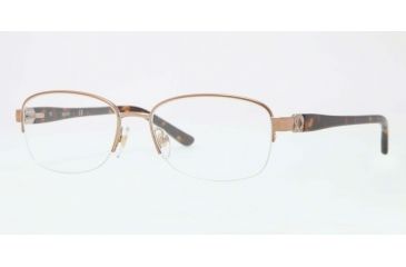 Image of Sferoflex SF2571 Single Vision Prescription Eyeglasses 488-54 - Shiny Copper Frame, Demo Lens Lenses
