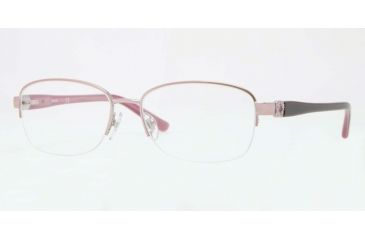 Image of Sferoflex SF2571 Single Vision Prescription Eyeglasses 490-52 - Shiny Pink Frame, Demo Lens Lenses