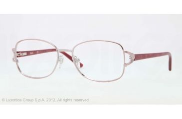 Image of Sferoflex SF2572 Eyeglass Frames 489-54 - Shiny Pink Frame, Demo Lens Lenses