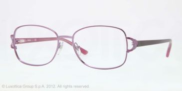 Image of Sferoflex SF2572 Eyeglass Frames 494-54 - Shiny Plum Frame, Demo Lens Lenses