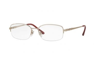 Image of Sferoflex SF2579 Single Vision Prescription Eyeglasses 491-51 - Silver Frame