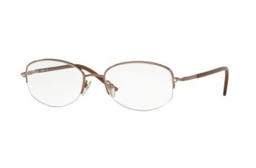 Image of Sferoflex SF2587B Single Vision Prescription Eyeglasses 267-53 - Brown Frame