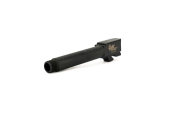 Image of SGM Tactical Glock 19 Compatible Match Barrel Threaded Nitride, Black, SGMTGB19TN