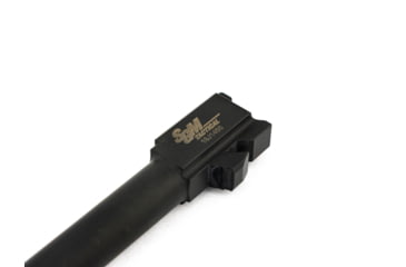 Image of SGM Tactical Glock 19 Compatible Match Barrel Threaded Nitride, Black, SGMTGB19TN