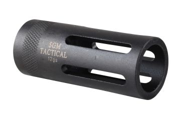 Image of SGM Tactical Vepr Shotgun Flash Suppressor - Birdcage, Black, SGMT12BCV
