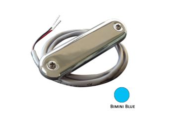 Image of Shadow-Caster LED Lighting Courtesy Light w/2' Lead Wire - 316 SS Cover - Bimini Blue - 4-Pack 62544