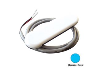 Image of Shadow-Caster LED Lighting Courtesy Light w/2' Lead Wire - White ABS Cover - Bimini Blue - 4-Pack 62540