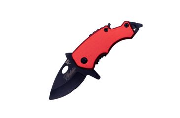 Image of Shadow Cutlery Flickster Lil Sharky Knive, 1-3/4in Stainless Steel Blade, Red, SH2020RD