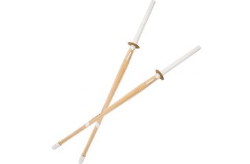 Image of Shadow Cutlery Kendo Bamboo Shinai Set, White/Bamboo, 1LB each SH7750-2