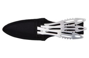 Image of Shadow Cutlery Silver Hornet Triple Thrower Set, Silver, .8 LB SH3571