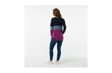 Image of Smartwool Shadow Pine Crew Sweater-Women's, Deep Navy Heather, Extra Small, SW000321108-XS