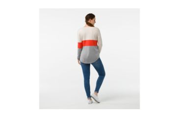 Image of Smartwool Shadow Pine Crew Sweater-Women's, Moonbeam Heather, Extra Small, SW000321A10-XS