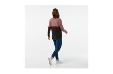 Image of Smartwool Shadow Pine Crew Sweater-Women's, Nostalgia Rose H, Small, SW000321A12-S