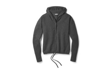 Image of Smartwool Shadow Pine Sweater Jacket-Women's, Medium Gray Heather, Extra Small, SW000324084-XS