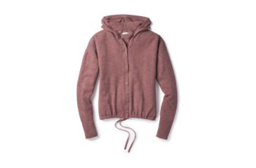 Image of Smartwool Shadow Pine Sweater Jacket-Women's, Nostalgia Rose H, Extra Small, SW000324A12-XS
